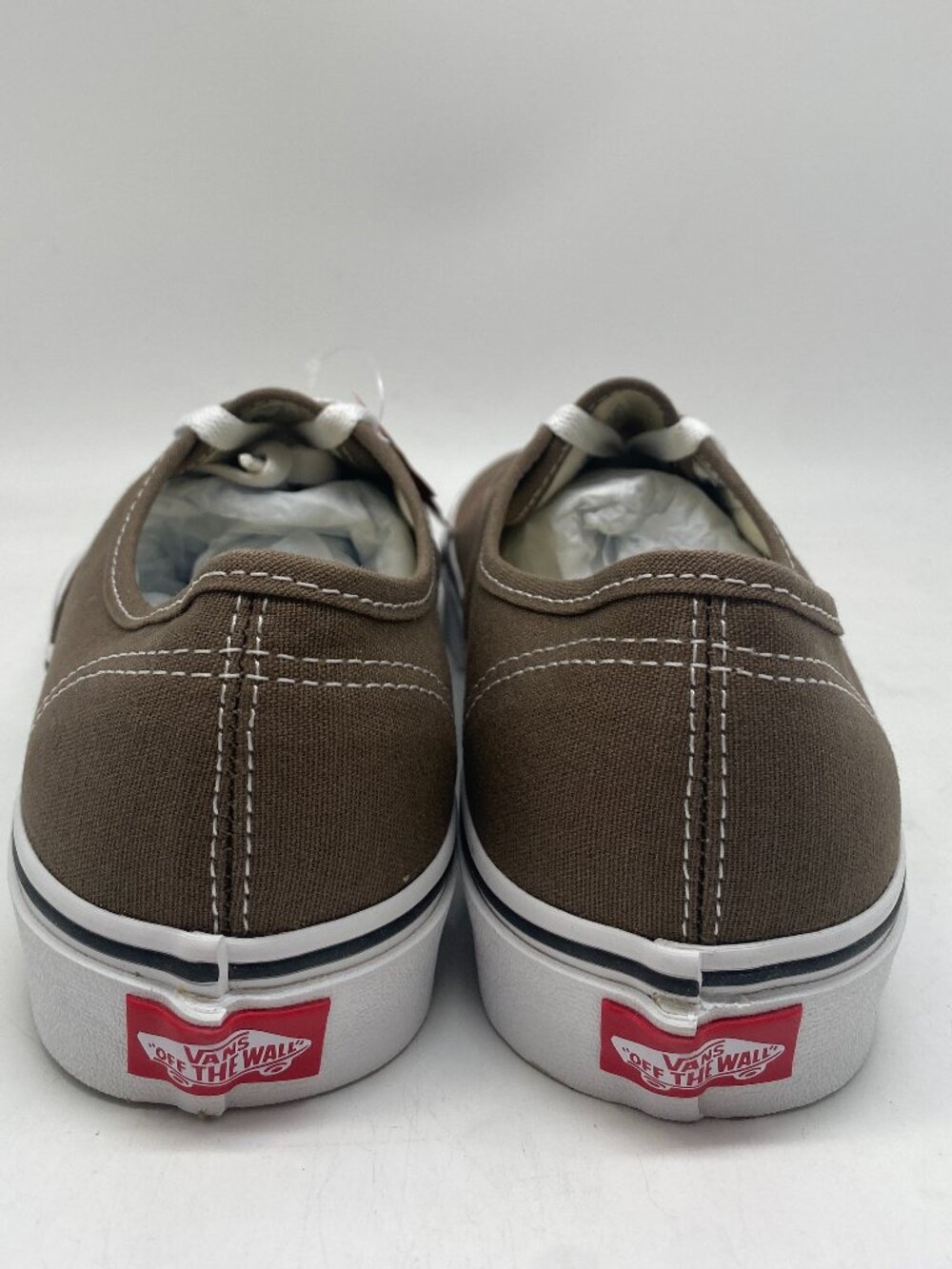 VANS AUTHENTIC BROWN US MEN SIZE 8.5 ( WOMEN 10 ) - Picture 3 of 7